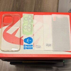 Ailun Clear Transparent Phone Case with Screen Protectors and Installation Kit